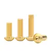 Tornillos de Cabeza Semiredonda Hexagonal de Latón Din7380 Tornillos de Cabeza Redonda tipo Copa Champiñón de Cobre M3M4M5M6M8M10