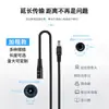 Cable de Extensión de Adaptador de Corriente CC 5.5*2.1/2.5mm Agujero Redondo CC Fuente de Alimentación para Cámara de Vigilancia