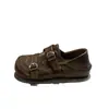Nuevos mocasines casuales retro de estilo británico de moda, versátiles para cualquier atuendo, zapatos slip-on para mujer, colección otoño 2026, con detalle de hebilla