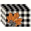Venda Direta de Fábrica de Jogos Americanos de Abóbora de Outono para Halloween em Restaurantes, Jogos Americanos de Jantar Estilo Ocidental e Jogos Americanos de Cozinha com Várias Opções Disponíveis