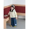 Nuevo cárdigan con capucha de retazos florales lindo estilo coreano para niñas, ropa para bebés e infantes, elegante prenda de abrigo para primavera y otoño
