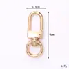 Nuevo anillo de resorte de aleación de zinc, cierre de langosta abierto, hebilla de puerta, versión llavero, hebilla, accesorios, agujero para zapatos, material de anillo grande