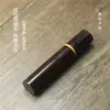 Caja de incienso de ébano tallado a tornillo tubo pequeño de incienso tubo para palillos caja de polvo de madera tubo para cigarrillos se puede jugar