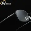 Nuevo Armazón de Lentes para Hombre Semi-Borde Metálico Flexible No Magnético para Miopía 1178