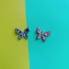 Nova Diy Gem Arco Jóias Acessórios Liga de Zinco Branco K Cor Doces Tulipa Buraco Sapatos Acessórios Sapatos Flor