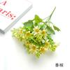 Ramo de flores artificiales de crisantemo, manzanilla, pequeño sol simulado, transfronterizo, venta al por mayor, decoración del hogar, arreglos florales de plástico, adornos