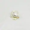 Nuevos Botones Decorativos de Perla con Forma de Flor Acrílica Translúcida para Abrigos, Suéteres, Prendas de Punto, Chaquetas, Botones Pequeños Fragantes