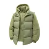 Nuevas Chaquetas de Algodón con Bloques de Color Falsas de Dos Piezas para Hombres y Mujeres en Otoño e Invierno Casuales Engrosadas con Capucha Ropa Cálida para Parejas Chaquetas de Algodón para Hombres