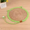 Alfombrilla rascadora para gatos para todas las estaciones, tabla rascadora para gatos duradera, artículos para mascotas, pelota de autoentretenimiento, colchoneta para dormir para mascotas tejida con cuerda de algodón