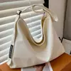 Bolsa de lona casual estilo japonés y coreano para mujer, gran capacidad, color sólido, estilo bosque, versátil, adecuada para estudiantes, bolsa cruzada deportiva casual