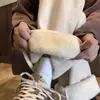 Calça de lã grossa forrada com fleece estilo americano masculina outono e inverno calça de moletom calça de algodão perna reta calça de perna larga veludo cotelê casual calça longa