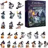 2026 Transfronterizo Halloween y Navidad Nuevas Llegadas Calendario de Cuenta Regresiva de Adviento Caja Sorpresa Colgante Plano de Acrílico Regalo