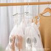 Fábrica no tejido lavado al aire bolsa para zapatos con cordón de ajuste cubierta antipolvo bolsa pequeña para zapatos blancos bolsa de almacenamiento de humedad