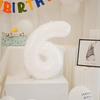 Balão de Alumínio Metalizado Digital Branco Bonito de 32 polegadas versão fina Balão Digital Festa de Aniversário decoração de Casamento balão