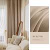 Color Té con Leche Chuyang Chenilla Espiga Gruesa Cortinas de Alto Blackout al por Mayor Dormitorio Sala de Estar Cortinas Protección Solar Producto Terminado