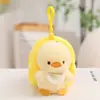 Lindo accesorio de bolso, decoración de correa de bolso de peluche, hebilla de expansión de bolso de peluche, regalo de cumpleaños de muñeca