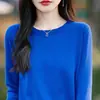 Suéter de Punto Moda 2026 Cuello Redondo para Mujer, Nuevo Jersey de Manga Larga Primavera y Otoño, Top Holgado y Versátil