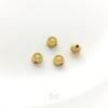 Ouro Rosa Claro 14K Ouro Branco 18K Forma de Flor Margarida Girassol Contas Joias Artesanais Pulseira DIY Brincos Acessórios