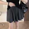 Calças Culottes Estilo Ballet para Mulheres, Finas, Respiráveis, de Cintura Alta, Verão 2025, Doces, Delicadas, Efeito Emagrecedor, Shorts de Algodão Versáteis para Roupa de Trabalho