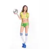 Bebé de Fútbol Atuendo de Animadora Sesión de Fotos Ropa Club Nocturno Europeo y Americano Uniforme de Fútbol Jersey para Mujer Atuendo de Bar Ds