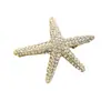 Grampo de Cabelo Estrela-do-Mar Exquisito Cravejado com Diamantes para Mulheres, Presilha de Cabelo Lateral de Luxo Leve, Acessório de Cabelo Estrela com Atmosfera Única