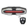 Luz para Bicicleta con Luz Trasera Inteligente de Dirección, Control Remoto Inalámbrico, Iluminación Nocturna para Bicicleta de Montaña, Equipo para Ciclismo al Aire Libre