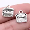 15X14Mm 1.56g Accesorios para Joyería de Plata Antigua Material Tipo Máquina de Escribir Colgante Tipo Mayorista