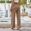 Amazon Europeia e Americana Lançamentos de Primavera Roupas Femininas Trabalho Deslocamento Negócios Temperamento Solto Casual Formal Calças de Terno