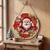 Adornos Navideños 5D Transfronterizos con Diamantes de Forma Irregular, Decoraciones DIY Festivas, Reno de Halloween, Papá Noel, Cascanueces, Nieve