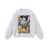 Marca Americana de Moda Urbana Sudadera de Cuello Redondo hip hop Retro Impresión Directa a Chorro oversize Manga Larga Bounding Transfronteriza Invierno