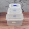 Suministro Directo de Fábrica, Caja Transparente Cuadrada Económica de Múltiples Especificaciones para Conservación en Microondas, Caja Doméstica de Refrigeración con Logo Imprimible