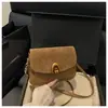 Bolso Sobaco Retro Nicho para Mujer 2025 Nueva Moda Tendencia Estilo Coreano Bolso Cuadrado Pequeño Simple Elegante de Un Hombro Cruzado