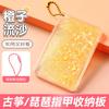 Tablero de Almacenamiento para Uñas de Guzheng Tarjeta Enrolladora Especial de Cinta para Uñas de Pipa Uñas Postizas Infantiles Accesorios Profesionales de Almacenamiento Jiaojia
