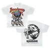 Camiseta de Hombre Harajuku Vintage Estampada de Dibujos Animados Cuello Redondo Camiseta de Hombre Y2K Moda Urbana Americana Oversized Manga Corta