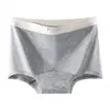 Ropa interior de algodón puro para mujer, alta elasticidad, sin pellizcos, de cintura media, verano, calzoncillos tipo bóxer pequeños, anti-exposición, con revestimiento antideslizante, panties de triángulo para mujer