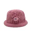 Nuevo gorro grueso y cálido de otoño e invierno para mujeres de mediana edad y mayores, gorro de punto para madres, abuelas y mujeres mayores