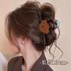 Pinza de Tiburón con Lazo Consciente del Diseño para Nicho, Sensación de Alta Gama, Pinza de Garra para Cola de Caballo Alta para la Parte Posterior de la Cabeza, Pinza para el Cabello Linda y Elegante