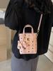 Bolsa Feminina Transfronteiriça Novo Design de Nicho Bolsa de Mão Urso de Desenho Animado Bolsa para Celular Bolsa Saco de Alto Padrão Bolsa Feminina Fofa