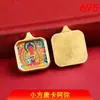 Año del Caballo Doce Animales del Zodiaco Bodhisattva Samantabhadra Collar Ocho Budas Guardianes Thangka Tai Sui Dai Ni Lai Colgante