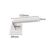 Gancho para Sombrero Extendido en Forma de L Multifuncional sin Taladro Adhesivo que no Deja Marca Estante de Almacenamiento Montado en la Pared para el Hogar y la Cocina