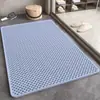 Alfombrilla de Piso para Baño, Alfombrilla Impermeable Antideslizante para Baño, Alfombrilla Anticaídas para Inodoro y Tina, Alfombrilla para Pies de Ducha de Hotel