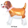 Balão de Animal 4D com Rodas para Ficar em Pé e Andar, Celebriade Cibernética, Barraca de Feira Noturna, Festa de Aniversário Infantil, Brinquedo Inflável, Decoração