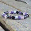 Temu Xiyin Tk Amazon Pulsera Popular Transfronteriza Pulsera de Piedra Natural Amatista Venta Caliente Europea y Americana Nuevo Al Por Mayor