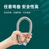 Manguera Corrugada de Acero Inoxidable a Prueba de Explosiones con Tapa de Cobre de 4 Puntos 5cm - 5m Accesorios para Tuberías de Agua Caliente y Fría para Lavadora Calentador de Agua