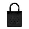Nueva Bolsa de Gelatina de PVC Caliente Transfronteriza Color Macarrón DIY Creativa Bolsa con Agujeros Bolso de Playa Simple Bolso de Mano