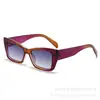 Nuevas Gafas de Sol Ojo de Gato de Marco Grande 2025 Moda Europea y Americana Gafas de Sol Sencillas para Mujer Gafas de Foto Transfronterizas Ins Pasarela