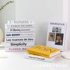 Dobrável Moderno Simples Livro Falso Simulação Decorações de Livro Hotel Decoração Suave Adereços Estudo Decoração de Café