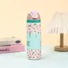 Botella de Agua Deportiva Owala de Gran Capacidad Transfronteriza, Taza Térmica de Acero Inoxidable 304, Portátil para Exteriores, Tapa de Rebote, Taza con Popote