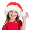 Sombrero de Navidad para Adultos y Niños Decoraciones Navideñas Felpa Larga Felpa Corta Disfraz de Navidad Suministros para Fiestas