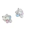 Pendientes de Perla con Lazo de Circonita con un Diseño Elegante, Pendientes de Moda Minimalistas de Nicho, Pendientes de Lujo Ligero de Gama Alta para Mujeres